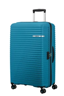 Walizka American Tourister Liftoff 79Cm Powiększana Niebieska - Walizki - miniaturka - grafika 1