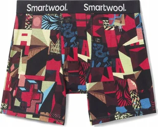 Smartwool M'S Merino Print Boxer Brief Boxed, L74, M - Majtki męskie - miniaturka - grafika 1