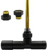 Zawory i kraniki - Zawór jednootworowy regulacyjny UNICO czarny strukturalny lewy GZ1/2 - miniaturka - grafika 1