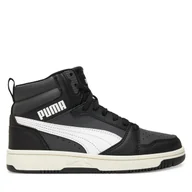 Buty dla chłopców - Sneakersy Puma Rebound V6 Mid Jr 393831 29 Czarny - miniaturka - grafika 1