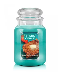 Country Candle Duża świeca z dwoma knotami Bluberry French Toast 680 g - Świece - miniaturka - grafika 1