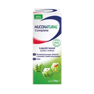 Muconatural complete syrop 128 g - Przeziębienie i grypa - miniaturka - grafika 1