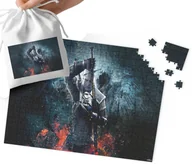 Puzzle - PUZZLE - WIEDZMIN WZORY Z BAJEK I GIER PREZENT DLA DZIECI 110EL + WORECZEK - miniaturka - grafika 1