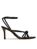 Sandały damskie - Guess Sandały FLJMERLEA03 Czarny - miniaturka - grafika 1