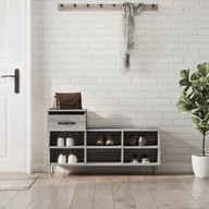 Szafki na buty - Szafka na buty, szary dąb sonoma, 102x36x60 cm Lumarko! - miniaturka - grafika 1