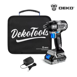 DEKO DKID20BL01-B Zakrętarka Udarowa Akumulatorowa - Zestawy elektronarzędzi - miniaturka - grafika 1
