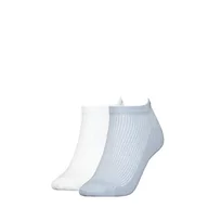 Skarpetki damskie - Calvin Klein Skarpety damskie z siateczki, cool szary, rozmiar uniwersalny, Cool Gray, jeden rozmiar - miniaturka - grafika 1