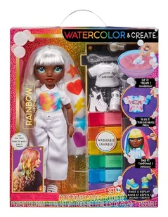 Rainbow High WaterColor & Create NEW TD green - Lalki dla dziewczynek - miniaturka - grafika 1