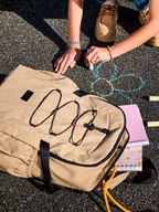 Plecaki - Roxy Jayjay Backpack ERJBP04894-TJZ0 Beżowy One size - miniaturka - grafika 1