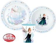 Zestawy naczyń dla dzieci - Świąteczny Zestaw Naczyń Frozen Kraina Lody Zimowy - miniaturka - grafika 1