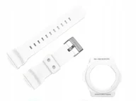 Akcesoria do zegarków - Komplet Casio G-Shock pasek i bezel GA-150 GLX-150 biały matowy - miniaturka - grafika 1