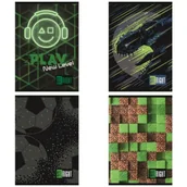 Szkolne artykuły papiernicze - Paczka Zeszyt A5 32 k. kratka mix wzorów 15 szt. - ST-Majewski - miniaturka - grafika 1