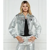 Kurtki damskie - Armani Exchange Kurtka jeansowa | Regular Fit - miniaturka - grafika 1