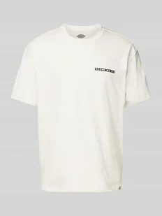 T-shirt z nadrukiem z logo - Koszulki męskie - miniaturka - grafika 1