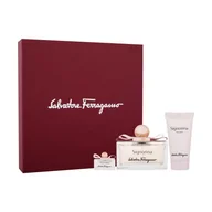 Zestawy perfum damskich - Ferragamo Signorina Zestaw EDP 100 ml + mleczko do ciała 50 ml + EDP 5 ml - miniaturka - grafika 1