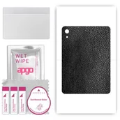 Akcesoria do tabletów i e-booków - folia naklejka skórka strukturalna na TYŁ do Apple iPad 2022 - Skóra Czarna - apgo SKINS - miniaturka - grafika 1