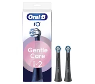 Końcówki do szczoteczek elektrycznych - Oral-B iO Gentle Care Black 2szt. - miniaturka - grafika 1