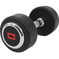 Hantle i ciężarki - Gorilla Sports 10 kg hantla gumowana profesjonalna (100780-00008-0016) - miniaturka - grafika 1