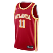 Swetry męskie - Koszulka męska Nike Dri-FIT NBA Swingman Atlanta Hawks Icon Edition - Czerwony - miniaturka - grafika 1