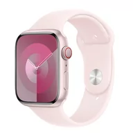 Akcesoria do smartwatchy - Apple pasek sportowy w kolorze jasnoróżowym do koperty 42/44/45/49 mm rozmiar M/L - miniaturka - grafika 1