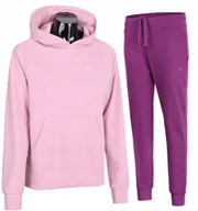 Spodnie sportowe damskie - 4F DAMSKI DRES BAWEĹNA KOMPLET BLUZA SPODNIE / rozm S - miniaturka - grafika 1