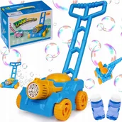 Bańki mydlane - Kosiarka na BAŃKI MYDLANE na baterie lampka LED dla Dzieci + PŁYN do BANIEK - miniaturka - grafika 1