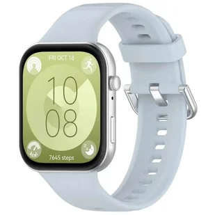 opaska pasek bransoleta SMOOTHBAND Huawei Watch FIT 3 błękitna - Akcesoria do smartwatchy - miniaturka - grafika 1