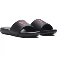 Klapki i japonki damskie - Under Armour, Klapki damskie Ansa Fix SL, 3023772-007, Czarne, Rozmiar 39 - miniaturka - grafika 1