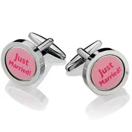 Spinki do mankietów i krawatów - Spinki do mankietów X2 Dla nowożeńców - miniaturka - grafika 1