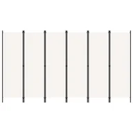 Parawany - Parawan 6-panelowy, biały, 300 x 180 cm - miniaturka - grafika 1