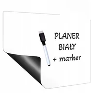 Planery - PLANER NA LODÓWKĘ magnetyczny BIAŁY notatnik PUSTY / Leveldruk - miniaturka - grafika 1