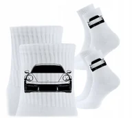 Skarpetki męskie - 3x Skarpetki Urodziny Prezent Skarpety dla kierowcy auta PORSCHE - miniaturka - grafika 1