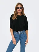 Koszulki i topy damskie - ONLY Koszulka w kolorze czarnym - miniaturka - grafika 1