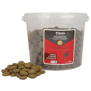 Fitmin horse krokiety jabłkowe z vit.C 1,2 kg pasza dla koni - Pasze dla zwierząt - miniaturka - grafika 1