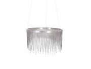 Lampy sufitowe - Fontanna SILVER Avenue żyrandol srebrne łańcuszki Ø60cm 11909 - miniaturka - grafika 1