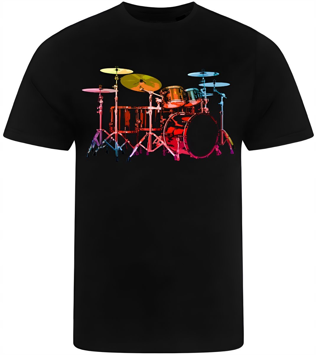 KOSZULKA MĘSKA NADRUK DLA MUZYKA PERKUSIA PREZENT PREMIUM S