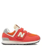 Buty dla chłopców - New Balance Sneakersy PV574RCB Pomarańczowy - miniaturka - grafika 1