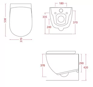 Art Ceram File 2.0 Zestaw Toaleta WC bez kołnierza + deska wolnoopadająca biały mat FLV0040130 + FLA01401 - Miski WC - miniaturka - grafika 1