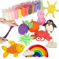 Place zabaw - Piankolina plastelina glina polimerowa 12 kolorów - miniaturka - grafika 1