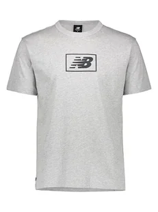 New Balance Koszulka "Essentials" w kolorze szarym - Koszulki męskie - miniaturka - grafika 1