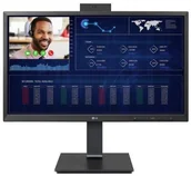 Zestawy komputerowe - LG ThinClient AIO 24CQ650N-6P.AEU Intel Celeron N5105 60,47cm 23,8Zoll FHD 8GB 16GB eMMC NOOS Black - miniaturka - grafika 1