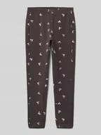 Spodnie i spodenki dla chłopców - Legginsy o kroju regular fit z nadrukiem z motywem na całej powierzchni - miniaturka - grafika 1