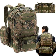 Księgarnia OUTLET - EXTRALINK MILITARY PLECAK SZKOLNY PODRÓŻNY TAKTYCZNY 4W1 WOJSKOWY TURYSTYCZNY SURVIVAL 50L MIL-668 - miniaturka - grafika 1