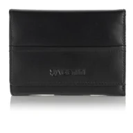 Portfele - Mały portfel damski z miękkiej skóry Valentini 154-263 - czarny - miniaturka - grafika 1