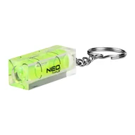 Poziomice, łaty, miary - Poziomica z pęcherzykiem brelok mini NEO TOOLS - miniaturka - grafika 1