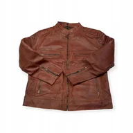 Kurtki męskie - Skórzana kurtka męska Real Leather L - miniaturka - grafika 1
