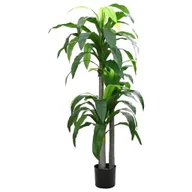 Sztuczne kwiaty - vidaXL Sztuczne drzewo Draceny 36 liści 180 cm zielone - miniaturka - grafika 1