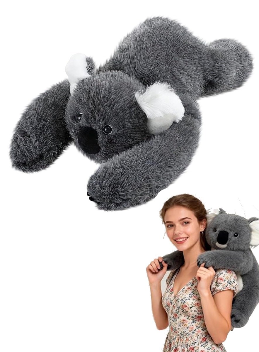 KOALA PODUSZKA OBCIĄŻENIOWA CIĘŻKOMIŚ 65cm 1 kg NIEPOKÓJ NA SEN AUTYZM ADHD