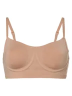 Biustonosze - Calvin Klein - Damski biustonosz wielofunkcyjne ramiączka, beżowy - miniaturka - grafika 1