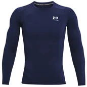 Koszulki sportowe męskie - Męska koszulka Under Armour HG Armour Comp LS Rozmiar: XXL / Kolor: ciemnoniebieski - miniaturka - grafika 1